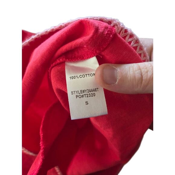 Tuckernuck Pomander Place Finley Flutter Sleeve Mini Dress In Red Sz Small - Picture 2 of 5